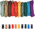 Paracord Planet 550lb Type III Paracord Combo Crafting Kits with Buckles