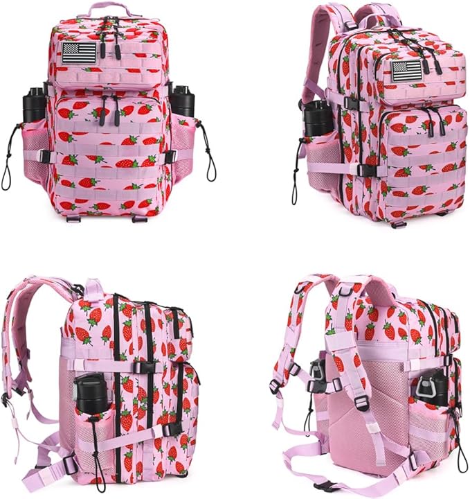 45L Tactical Backpack for Men Women, Military Assault Pack with MOLLE, Large 3 Day Bug Out Bag for Hiking Camping