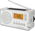 C. Crane CCRadio Solar with Bluetooth Receiving, Emergency Crank NOAA Weather AM/FM– Multi Powered Radio - Built in LED Flashlight and Cellphone Charger