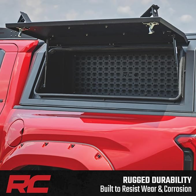 Rough Country Bed Cap Molle Panel Side Bin (Drivers Side) - Fits RC Bed Caps for Toyota Tacoma (2024–2026)