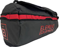 Element Equipment Trailhead Duffel Bag Shoulder Straps Waterproof Black/Red Medium