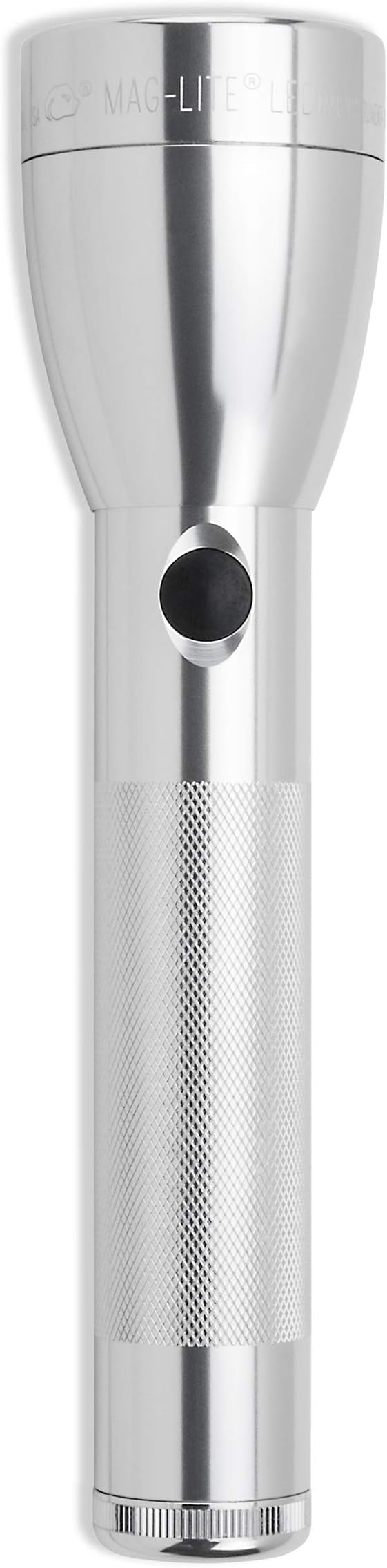 MagLite ML50L 2-Cell C LED Flashlight, Adjustable Beam, High & Low Modes, Water-Resistant - Silver