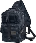 hopopower Tactical Sling Bag, Sport Bag Military Rover Shoulder Backpack EDC Assault Range Bag, Chest Pack Handbag Waterproof