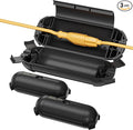 [3 Pack] Outdoor Extension Cord Cover Waterproof, BN-LINK Outdoor Plug Protector, Electrical Connection Box for Holiday String Lights & Tools, Black