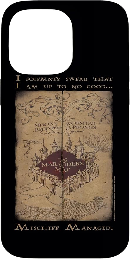 iPhone 14 Pro Max Harry Potter Marauder's Map Words Case