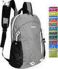 VPBAGE 15L Water-resistant Hiking Daypack, Small Backpack Travel Outdoor, Lightweight Day Pack with Tool Loops