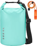 HEETA Waterproof Dry Bag for Women Men, 5L/10L/20L/30L/40L Roll Top Lightweight Dry Storage Bag Backpack with Emergency Whistle for Travel, Kayaking, Boating, Camping, Beach, Cruise Ship Essentials