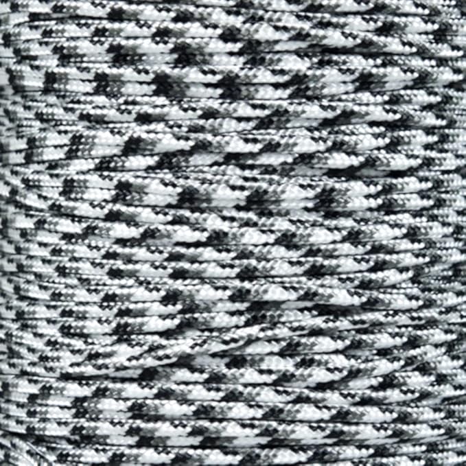 Paracord Planet | Type II Commercial Grade 425 Paracord – 425 LB Tensile Strength W/ 3mm Diameter (Urban Camo, 50 FT)