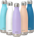 MIRA 17 oz Insulated Water Bottle - Stainless Steel Cola Shape Thermo - Double Wall Hot & Cold Flask (24Hr Cold/12Hr Hot) - Lavender Violet