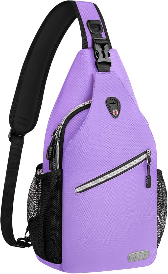 MOSISO Sling Backpack, Multipurpose Crossbody Shoulder Bag Travel Hiking Daypack