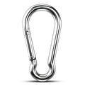 Large Carabiner Clip Hooks, 1pc 6.2 inch Carabiners Heavy Duty, 304 Stainless Steel Spring Snap Hook Fits Camping Hanging Hiking Weight Lifting, Metal Clips for Rope or Chain