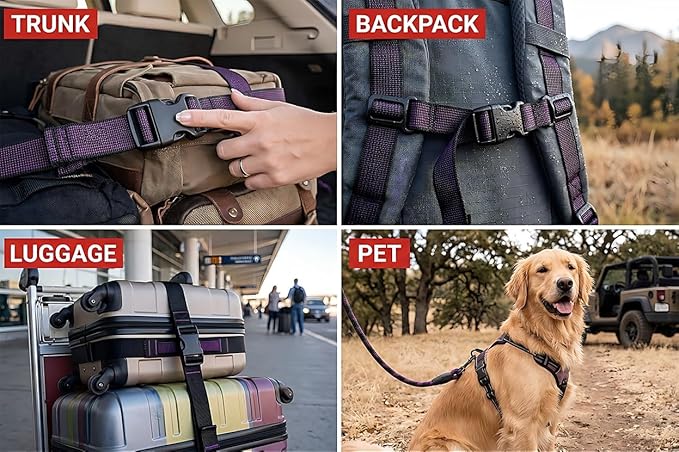 5/8" Black Plastic Side Release Buckle Curved Quick Release for DIY Bracelets, Backpacks, Dog Collars & Tactical Gear
