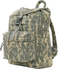 Rothco Canvas Daypack – Heavy-Duty Cotton Canvas Backpack for Hiking, Camping, Traveling, and Daily Use – 34L Capacity