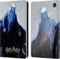 Head Case Designs Officially Licensed Harry Potter Dementor Prisoner of Azkaban II Leather Wallet Case Compatible with Amazon Fire 7 2022