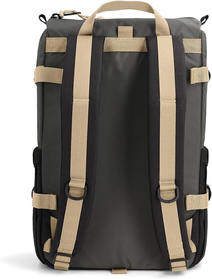 Topo Designs Rover Pack Classic - Laptop Tablet Daypack for Commutes, Day Trips, Hikes, Iconic Denver Design, PFAS-Free, Fair Trade, BlueSign Backpack (Asphalt/Black)