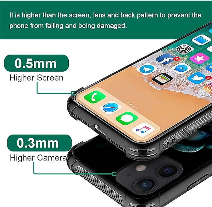 for iPhone 11 Case, Skeleton Winding Snake Pattern Graphic Design Girl Boy Soft Silicone Hard Acrylic Shock Protection for iPhone 11