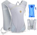 Hydration Backpack with 2L Water Bladder Bag, Lightweight and Breathable Running Vest for Men, Adjustable Chest Straps Water Pack for Cycling Hiking Climbing Outdoor