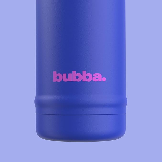 bubba 18 oz Dualsip Insulated Stainless Steel Water Bottle with Straw - Reusable, Leakproof, Lightweight, Dishwasher Safe, Lead-Free and BPA-Free, Ocean Energy