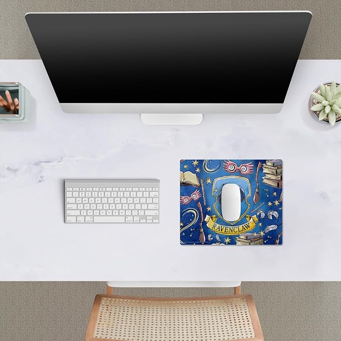 Head Case Designs Officially Licensed Harry Potter Ravenclaw Graphics 9.84 x 11.81 x 0.12 inches (250 x 300 mm) - S Gaming Office Desk PC Keyboard Mouse Mat Pad