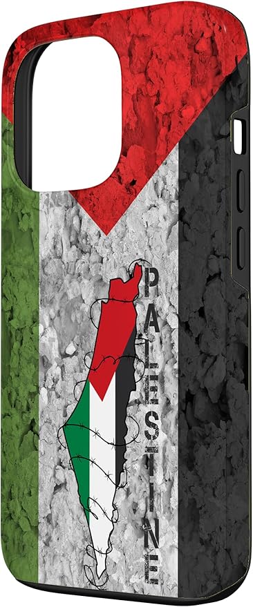 Kufiya PALESTINE Keffiyeh flag, Palestinian Map pattern Case for iPhone 13 Pro
