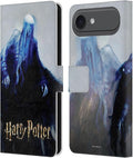 Head Case Designs Officially Licensed Harry Potter Dementor Prisoner of Azkaban II Leather Wallet Case Compatible with Apple iPhone 17 Air
