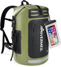 Waterproof Dry Bag with Waterproof Phone Case Green