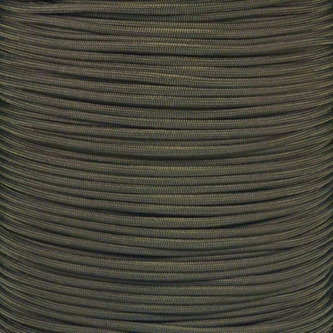Paracord Planet Solid Color 550lb Paracord – 7 Strand Type III Nylon Cord for Indoor and Outdoor Tasks – Olive Drab (25 ft)