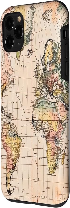 World Map ,Old Map of the World Case for iPhone 11 Pro