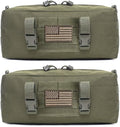 WYNEX Large Molle Pouch, Tactical Molle Bag Vertical Admin Pouch, Modular Utility Pouch Increment Side Pouch for Tactical Backpack Molle Rucksack Attachment, with Shoulder Strap For Use as Sling Bag