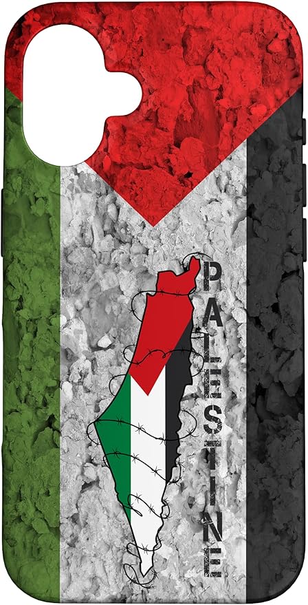 Kufiya PALESTINE Keffiyeh flag, Palestinian Map pattern Case for iPhone 16