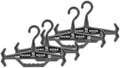 Tough Hook Original Heavy Duty Hangers – The Superhero of Hangers USA-Made, Anti-Slip ABS Resin Tactical Hanger for Police Gear, Scuba Gear & Dive BCD – DuraResin 200-lb Cap Wetsuit Hanger, 4 Gray