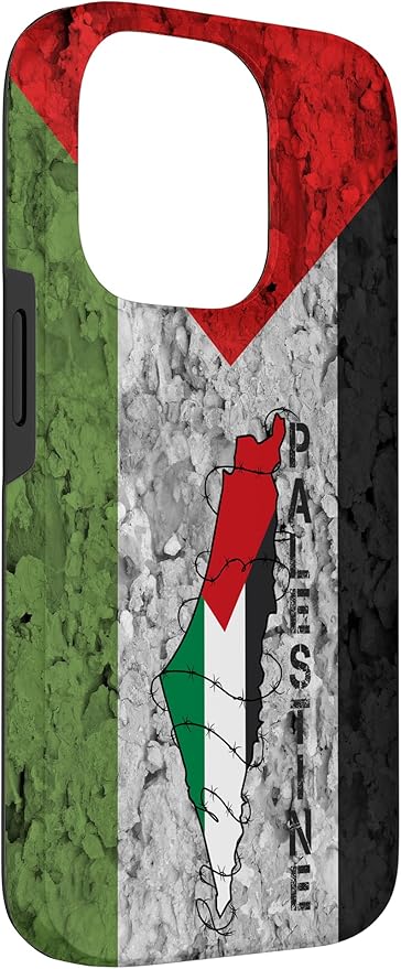 Kufiya PALESTINE Keffiyeh flag, Palestinian Map pattern Case for iPhone 14 Pro