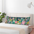 Cactus Decorative Body Pillows for Home, Tropical Cactus Floral Body Pillow Cover Sleeper Pillow Cushion Cover Bedding Body Pillowcase for Man Woman Sofa Patio Shop 20x54 Inch, Green