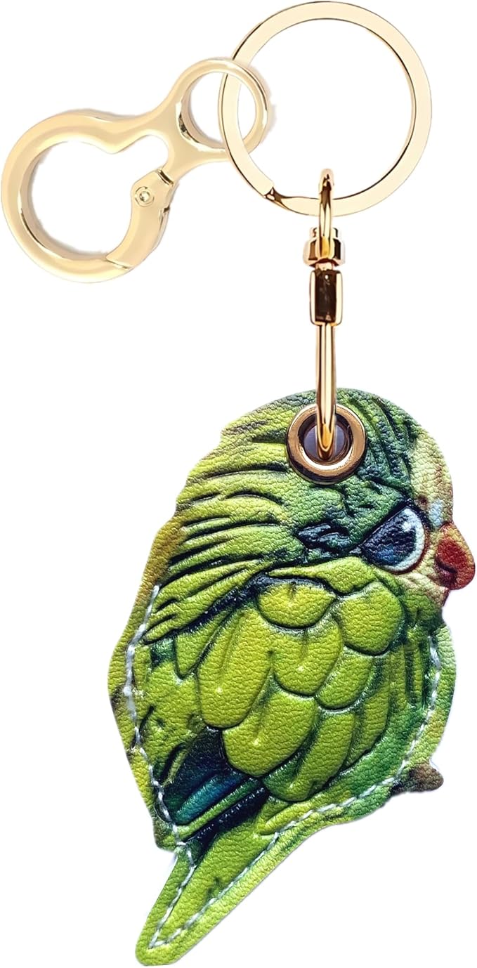 Leather Keychain Holder Case Compatible with AirTag,Cute air tag Cover with Keychain Ring,GPS Tracker Case for Keys