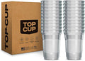 Top Cup – 16 Ounce, 20 Count, Reusable Aluminum Party Cups | Stealth Design | Cold-Holding, Recyclable, Made in USA