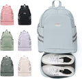 coofay Gym Backpack For Women Waterproof Sports Backpack With Shoe Compartment Lightweight Travel Backpacks Small Gym Bag Dance Volleyball Backpacks