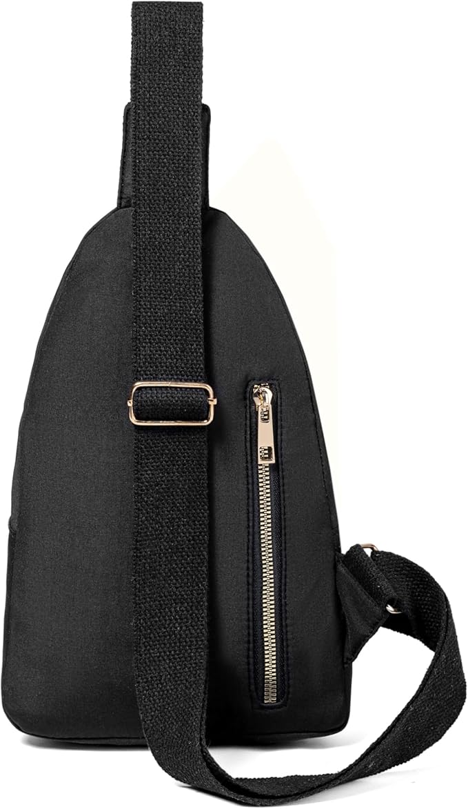 Banelu Small Crossbody Sling Bag Sling Backpack, Chest Bag Daypack Cross Body Bag Fanny Pack for Hiking Traveling Outdoors