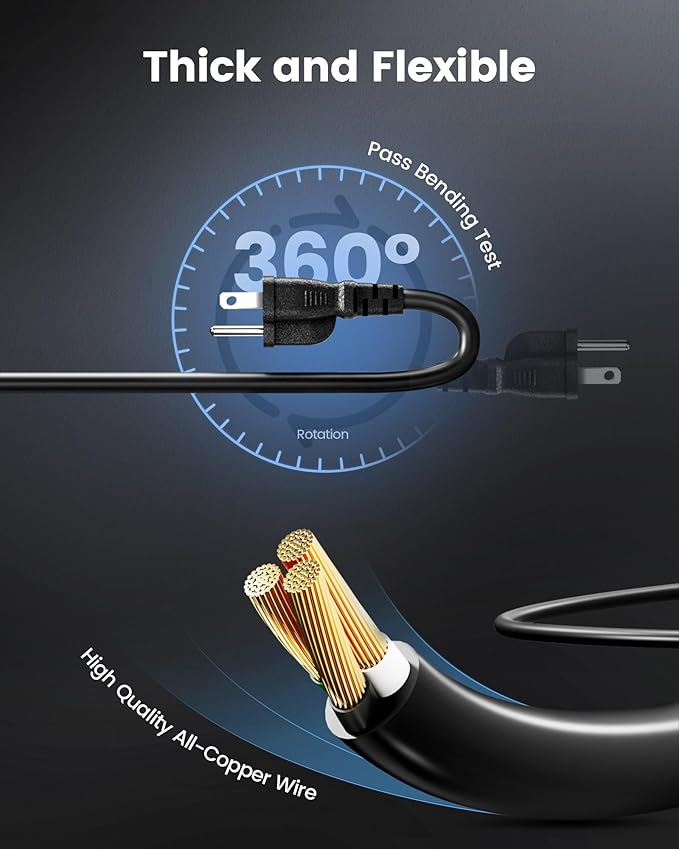SURAIELEC Outdoor Extension Cord with Multiple Outlets, (15+10+10+10) 45FT Total, 25FT End to End, 1-3 Multi Plug Splitter, 16/3C SJTW, for Landscape, Christmas Lights, Halloween Decorations, Black