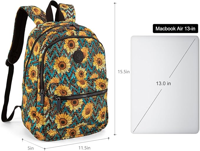 Montana West Western Backpack Purse for Women Lightweight Rucksack Casual Daypack for Laptop Travel College