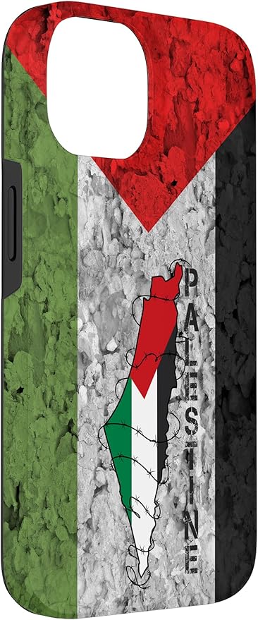Kufiya PALESTINE Keffiyeh flag, Palestinian Map pattern Case for iPhone 14