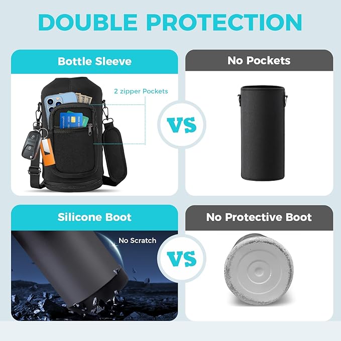 1 Gallon Water Bottle with Straw - 128oz Stainless Steel Water Jug with Sleeve Carrier Bag, Auto Spout Lid, Paracord Handle, Large Insulated Water Bottles Gallon Water Jug, Metal Hydro Thermo Flask
