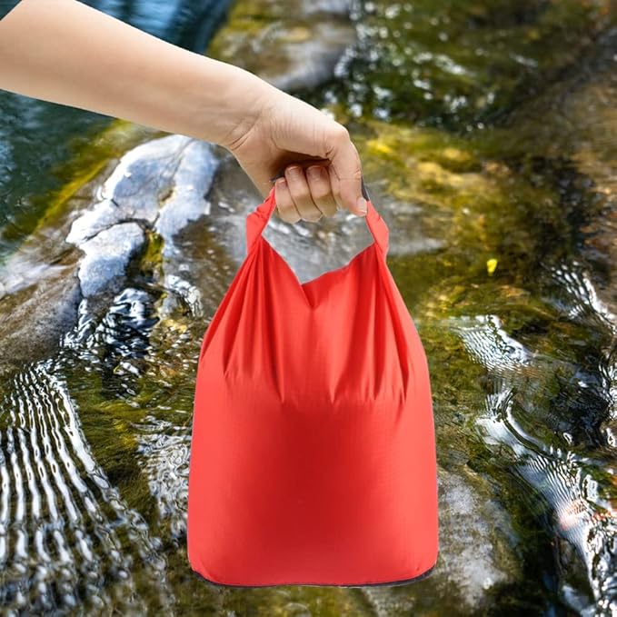 Pimoys 5 Pack Waterproof Dry Sacks, Lightweight Outdoor Dry Bags 20L /12L / 10L/ 6L/ 3.5L Ultimate Dry Bags for Kayaking Camping Rafting Boating