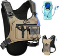 Criuage USA Original Patent Running Hydration Vest Backpack, Lightweight Chest Pack with 2.0L Water Bladder Bag Daypack for Hiking Running Cycling Race Marathon for Women Men