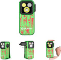 OLIGHT Oclip Pro EDC Flashlight Clip-on Light, Rechargeable 500 Lumens with Three Lighting Solutions Type-C Charging, Magnetic Flash Lights for Signaling, Cycling, Outdoor or Indoor Use(Zombie Green)