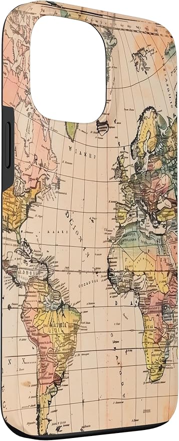 World Map ,Old Map of the World Case for iPhone 13 Pro Max