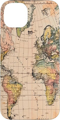World Map ,Old Map of the World Case for iPhone 14 Plus