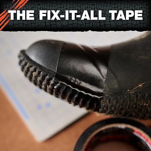 T-REX Flexible Waterproof Tape - Heavy Duty Adhesive Waterproofing Tape for Repair, Leaks, Roof Patches - Extreme Weather & UV Resistance - Black, 1.88" x 30 ft. (Pack of 1)
