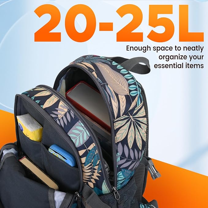 sunhiker Small Hiking Backpack Women Men 20L Lightweight Travel Backpack Daypack Casual Backpack For Cycling Outdoor Camping