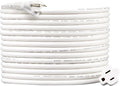 Amazon Basics Extension Cord, 25 Ft, 3 Prong Outlet Extender, Indoor Power Cord, 13 Amps, 125V, White