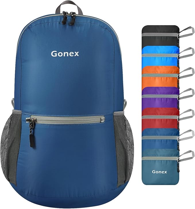 Gonex Ultra Lightweight Packable Backpack 20L Daypack Handy Foldable Camping Outdoor Travel Cycling Backpacking